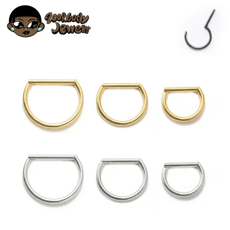 Belly Bar Titanium - 1 шт. G23 титановый пирсинг 16