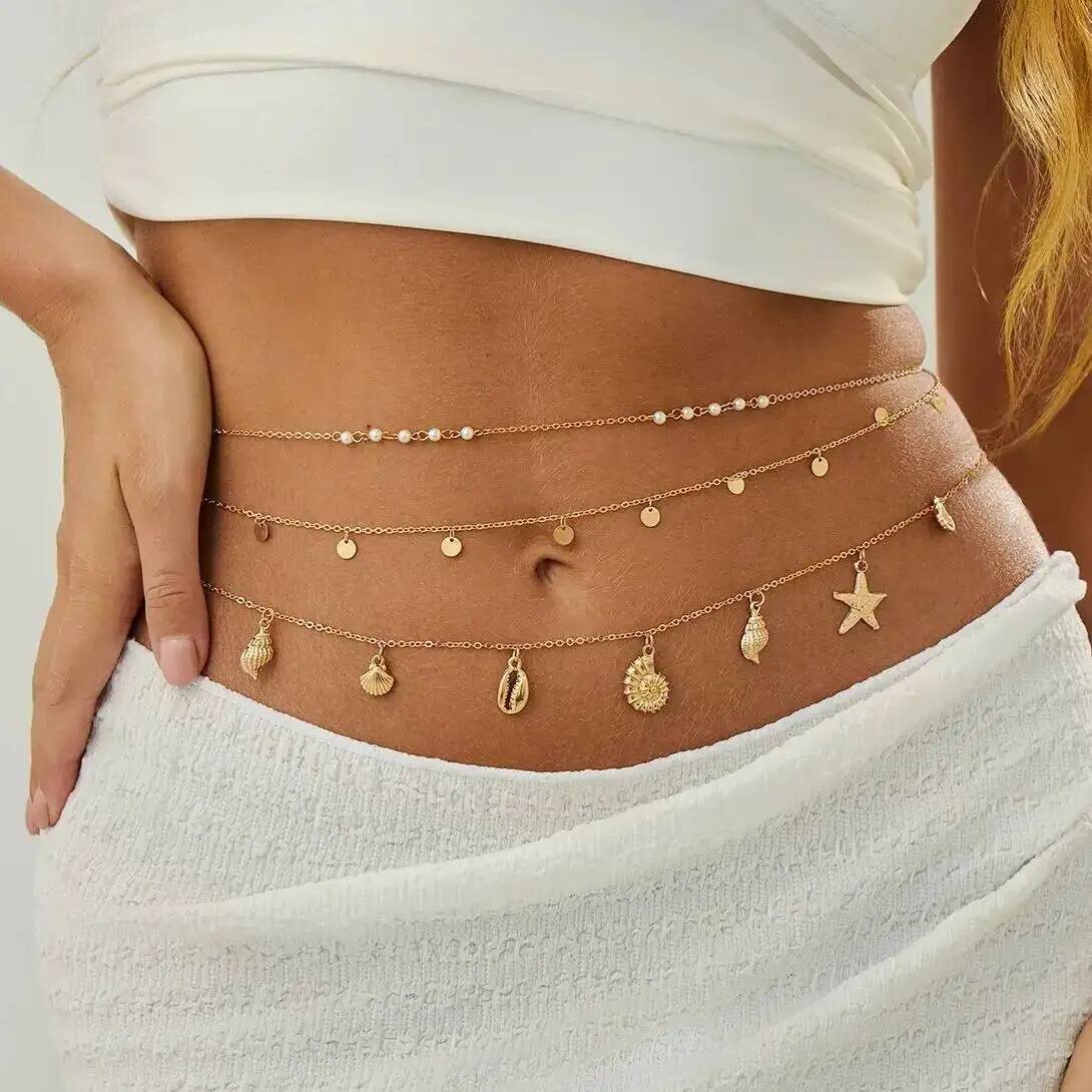 Body Jewelry Lot - IngeSight.Z 3 шт./компл. Boho морская звезда
