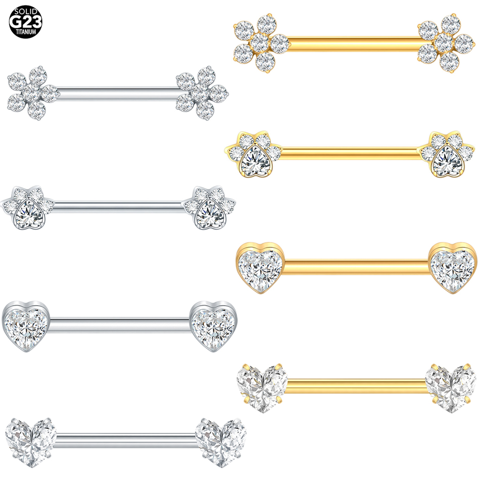 Belly Bar Titanium - 1 шт., титановое кольцо для пирсинга