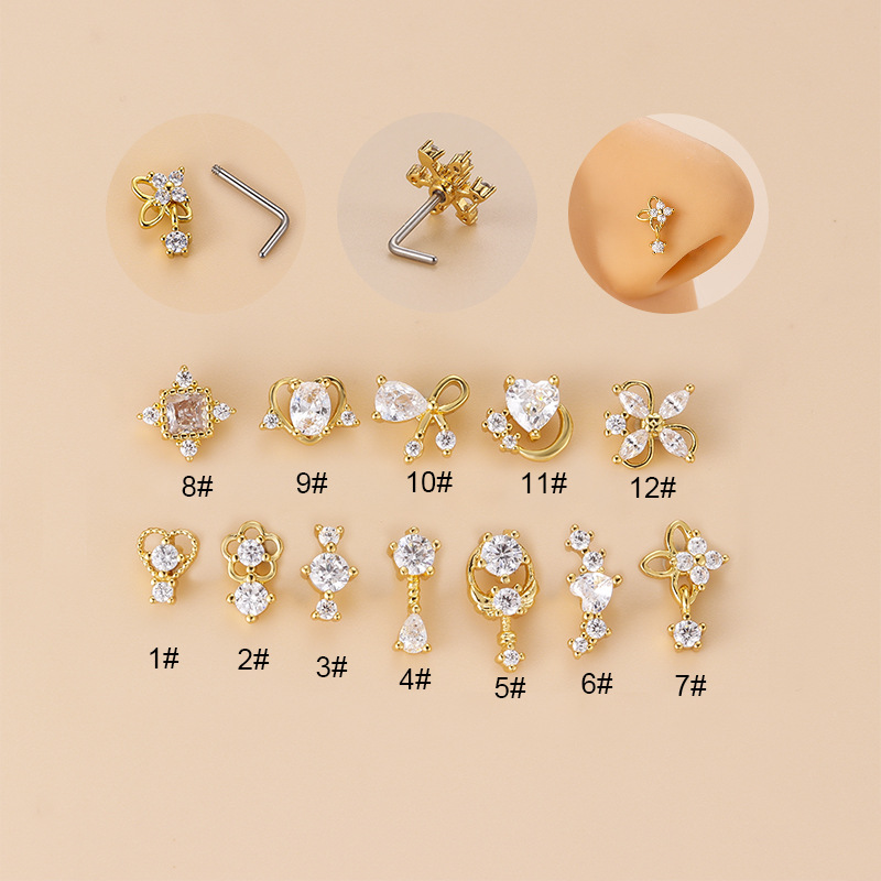 Body Jewelry Indian - 1 шт. 20G 316L хирургическая нержавеющая