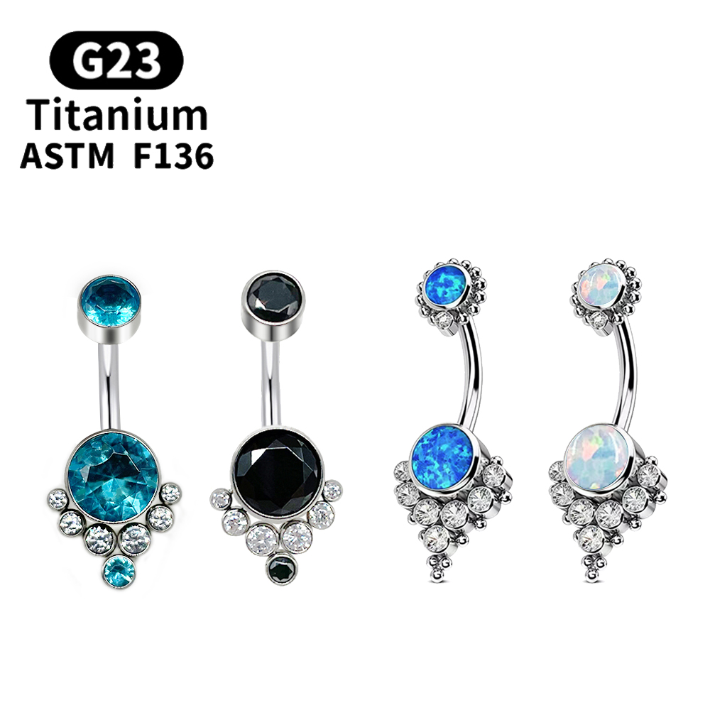 Belly Bar Titanium - G23 Титановый пирсинг Titanium Grade Implante