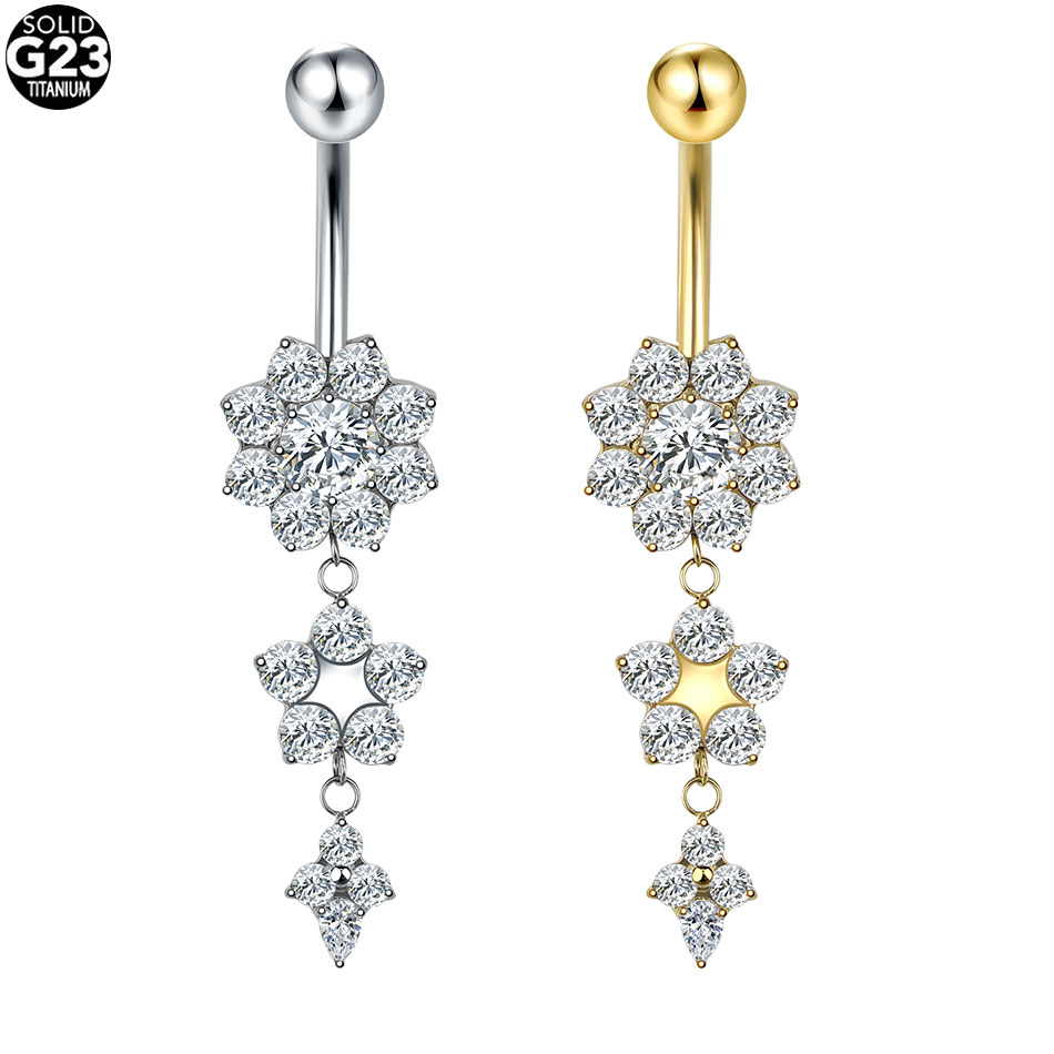 1/5 шт. титановое сердце CZ пу – обзор и цена Belly Bar Titanium