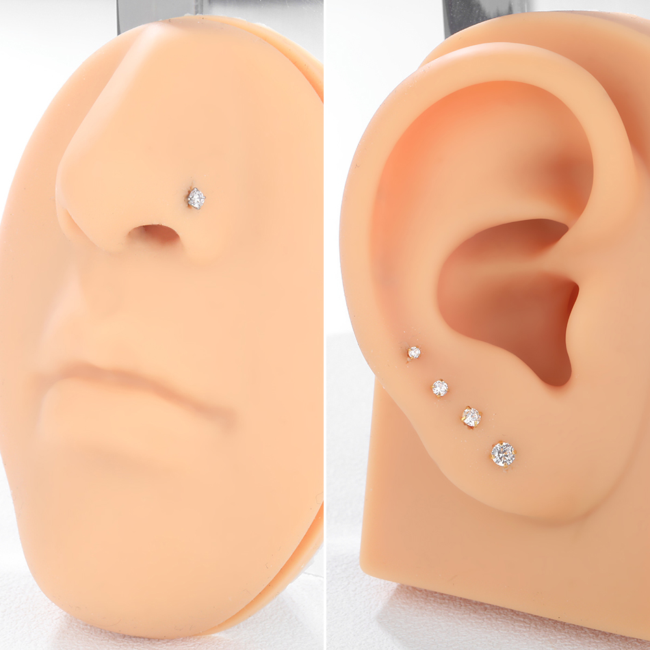 Серьги-гвоздики из титана G23  – обзор и цена Body Jewelry Tunnels
