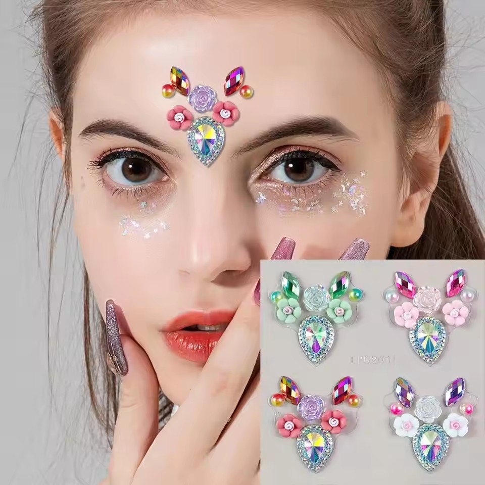 Новые 3D-стразы для лица: крис – обзор и цена Body Jewels
