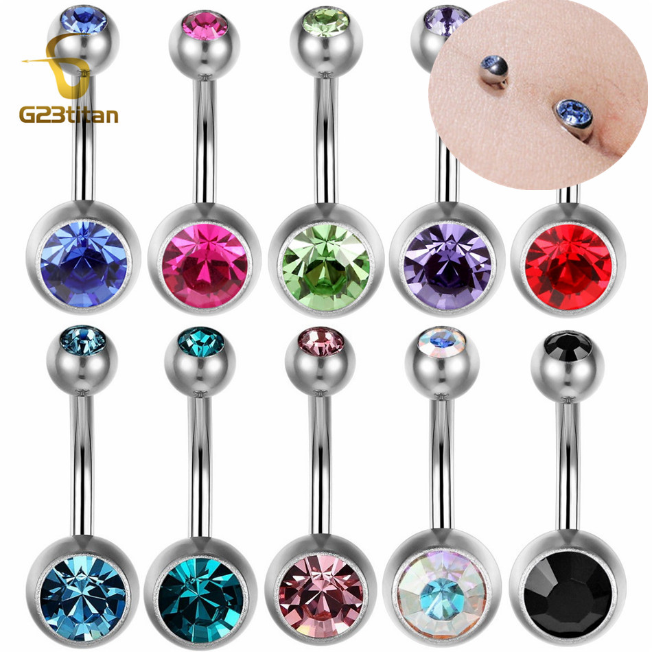 G23Titian 14G 8 мм 10 мм 12 мм – обзор и цена Belly Bar Titanium