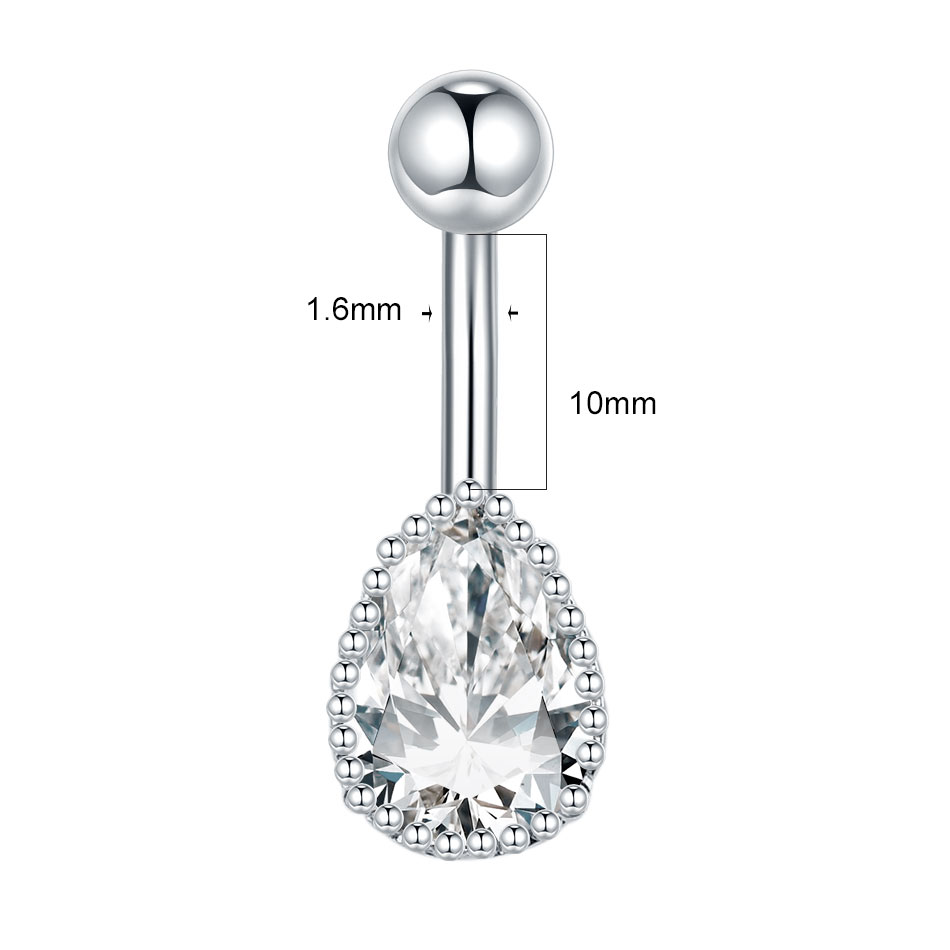    1 шт., пирсинг пупка для ж – обзор и цена Belly Bar Titanium
