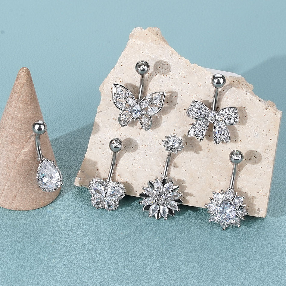    1 шт., пирсинг пупка для ж – обзор и цена Belly Bar Titanium