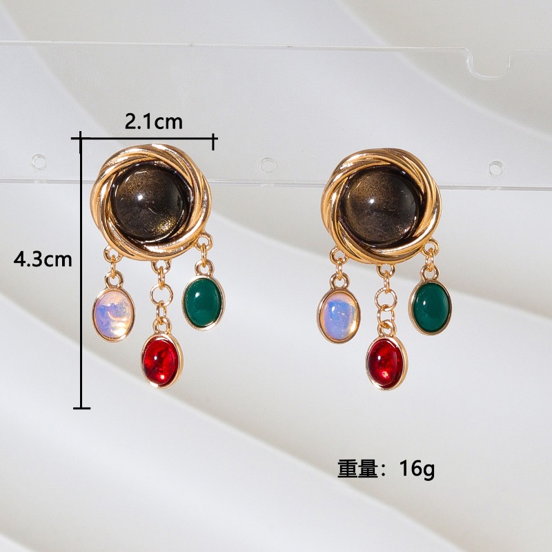 Красочные серьги со стеклянным – обзор и цена Body Jewelry Brands