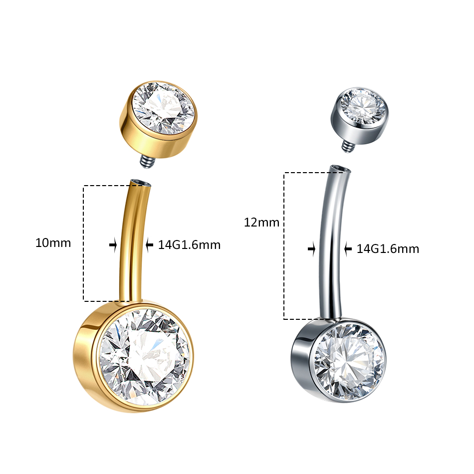 5/10 шт. титановое кольцо для  – обзор и цена Belly Bar Titanium