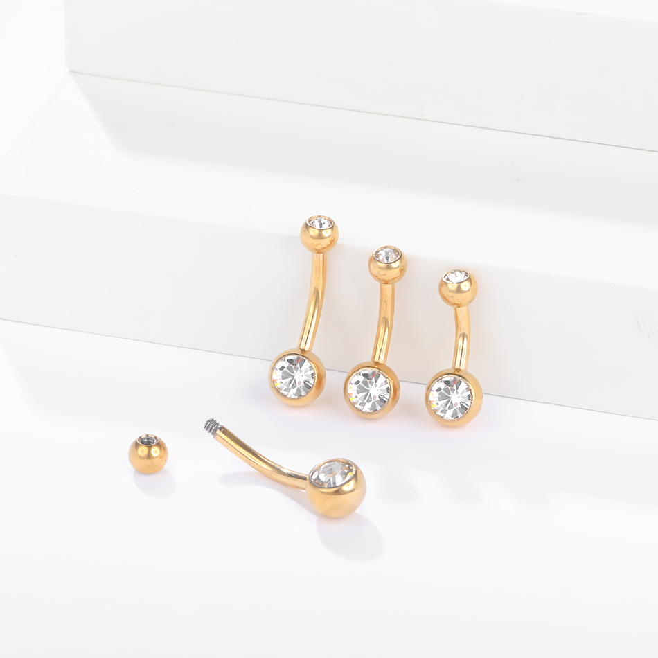10 шт./лот G23 титановые серьг – обзор и цена Belly Bar Titanium