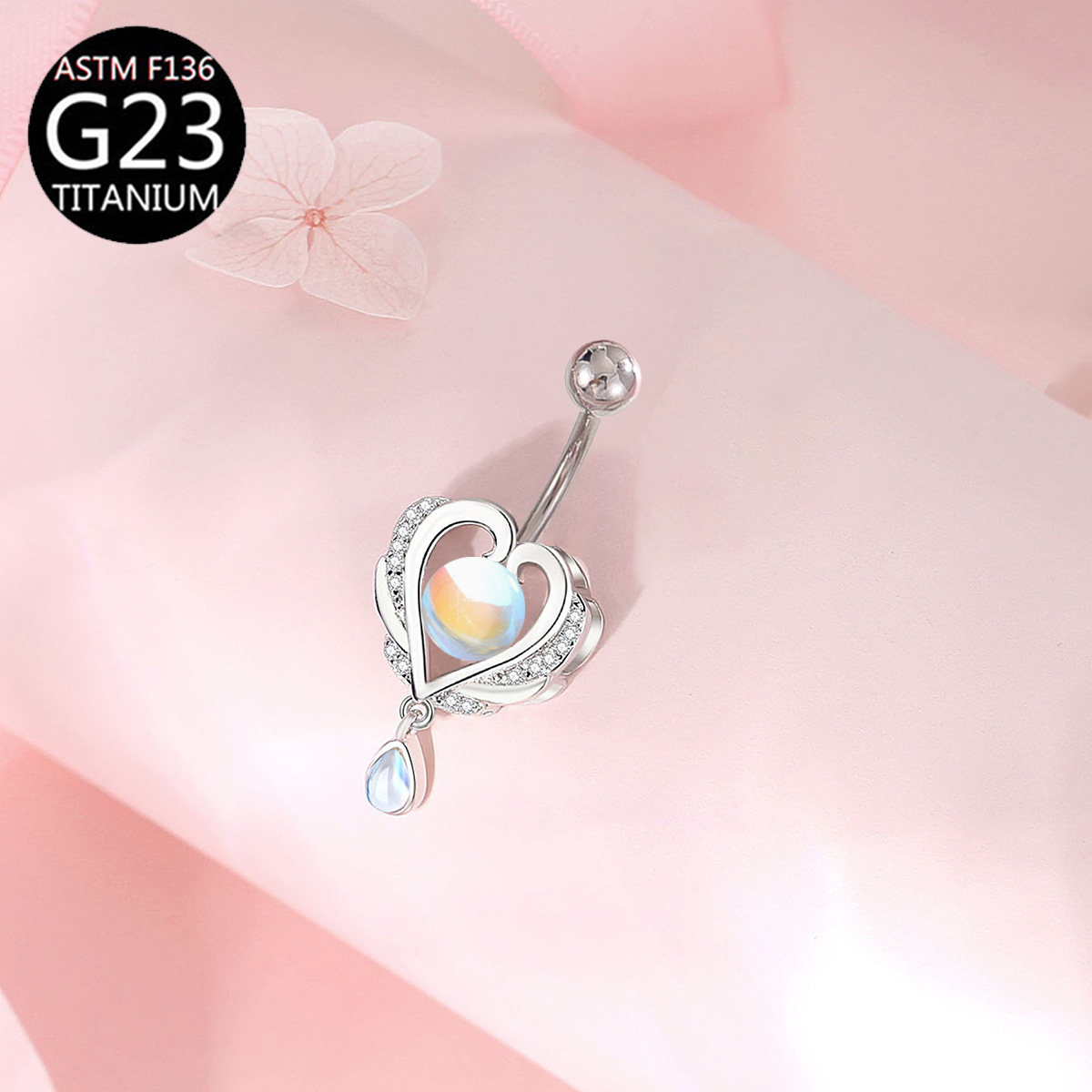 Титановые кольца для пирсинга  – обзор и цена Belly Bar Titanium