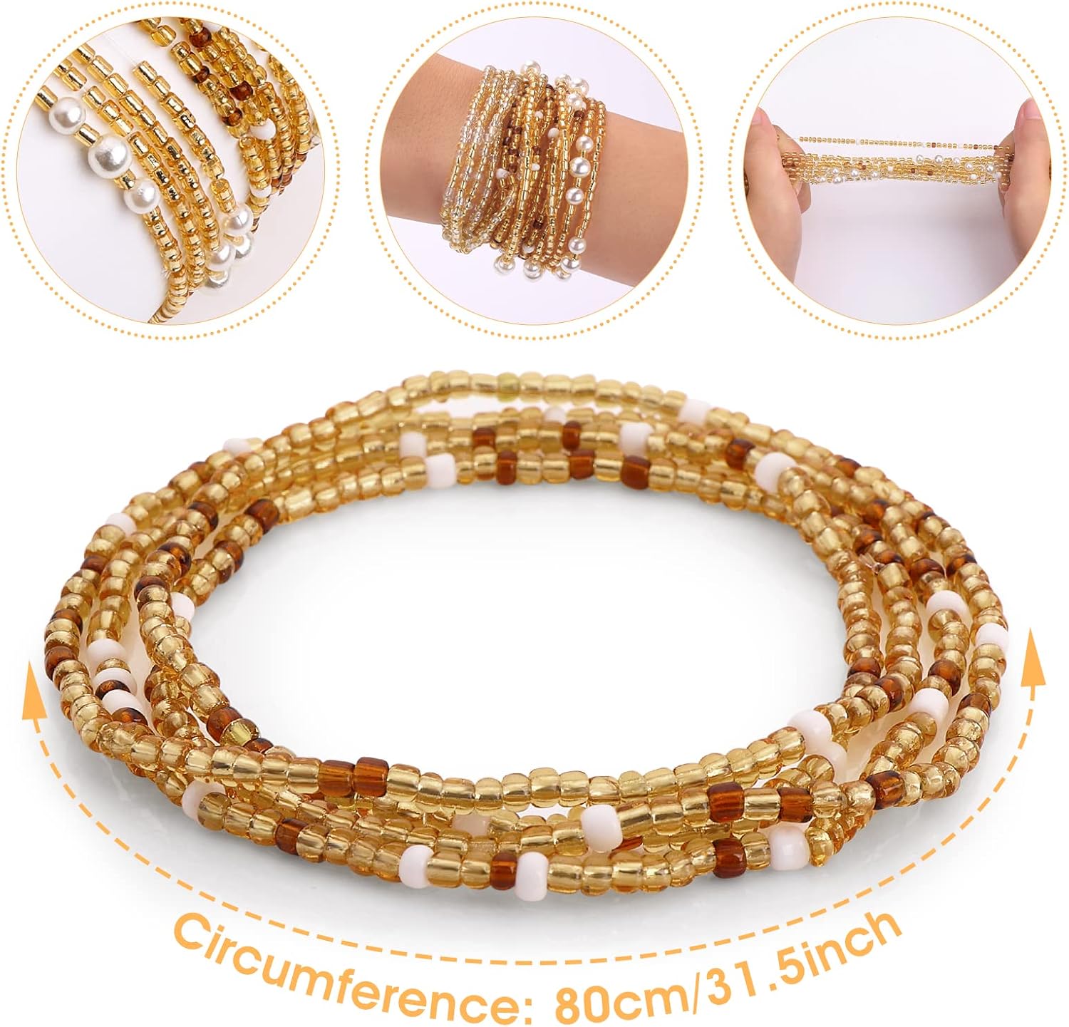 Бусины для талии для женщин, э – обзор и цена Body Jewelry Lot