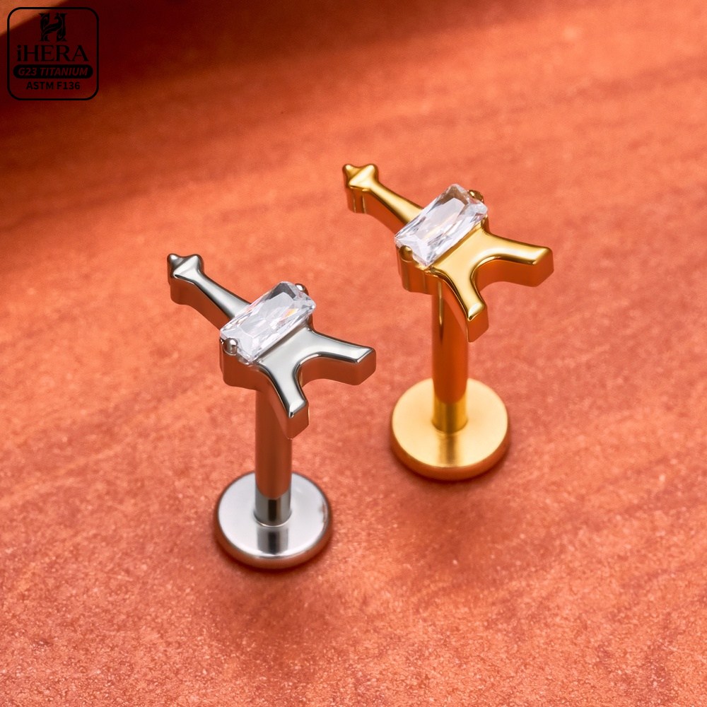 Титановые лабреты G23: сегмент – обзор и цена Belly Bar Titanium