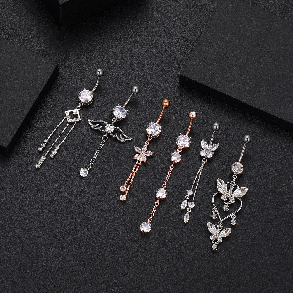 Набор для пирсинга живота из н – обзор и цена Belly Bar Titanium