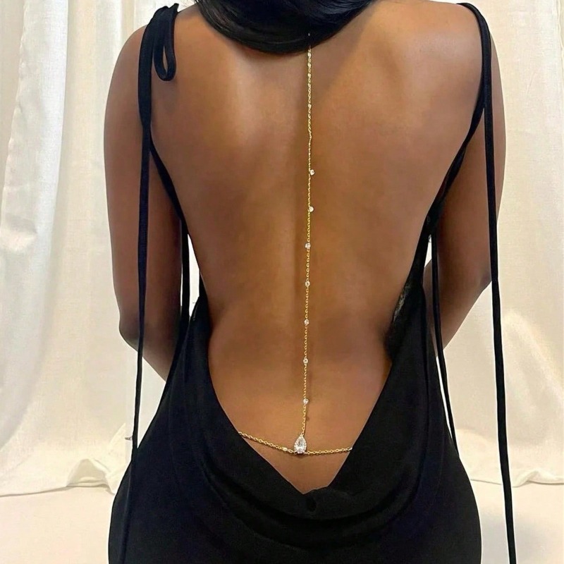 Невеста с открытой спиной и ст – обзор и цена Body Jewelry Necklace