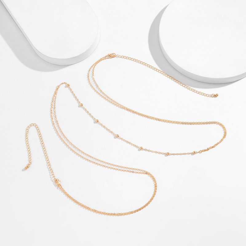 Простое колье-цепочка на грудь – обзор и цена Body Jewelry Necklace