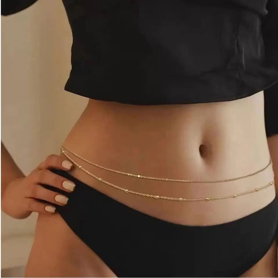 Двухслойные цепочки на живот в – обзор и цена Body Jewels