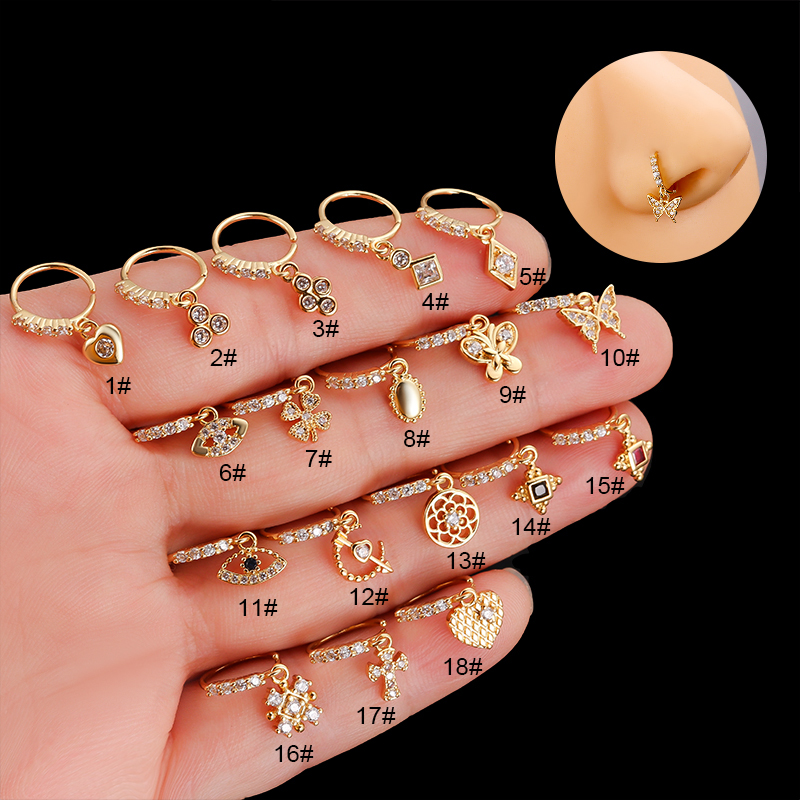 Кольцо в носу из нержавеющей с – обзор и цена Body Jewelry Indian