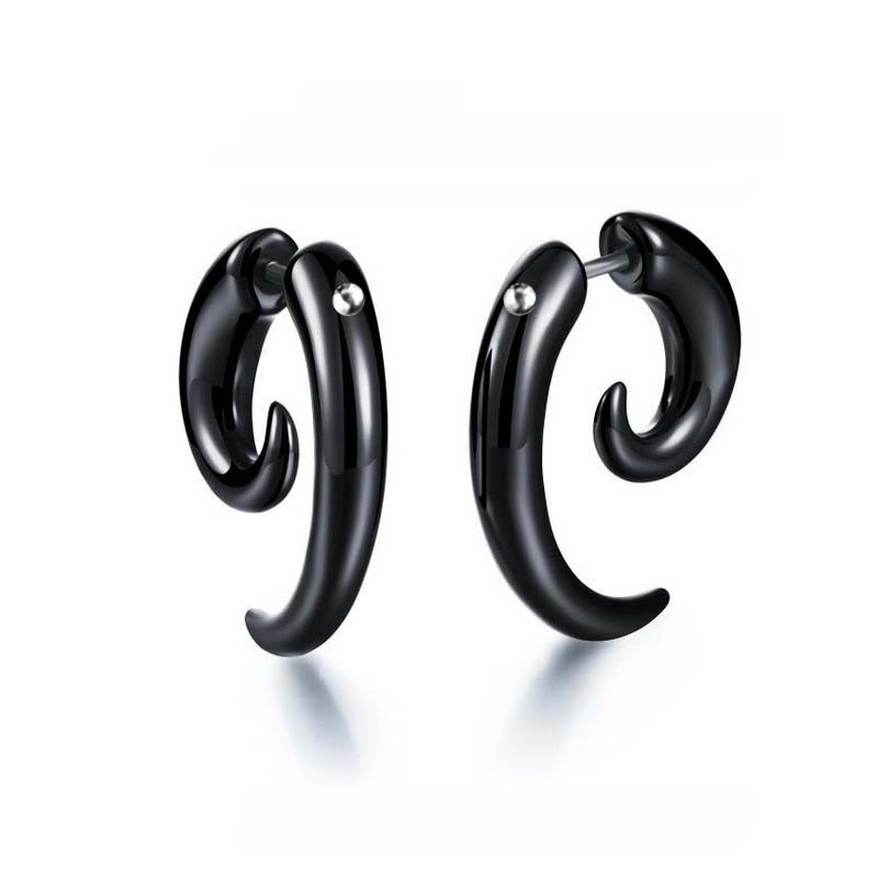 Черные этнические Спиральные с – обзор и цена Body Jewelry Tunnels